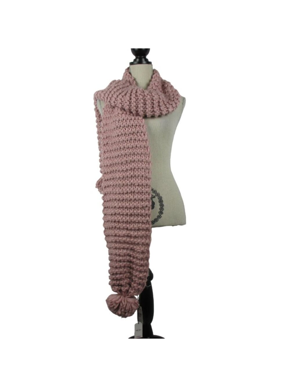 Express Pink Cozy Chunky Knit Scarf Oversized Outdoor Everyday Casual NWT